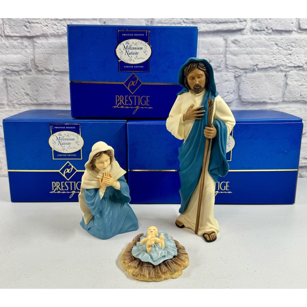 1997 The Millenium Nativity Set by Leo Price Signed Prestige Numbered 248/2000